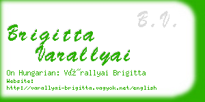 brigitta varallyai business card